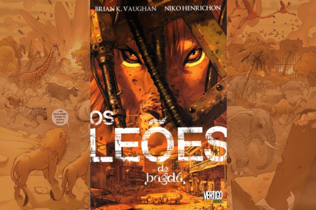 Tema de rara projeção nos quadrinhos, “Os Leões de Bagdá” tece reflexões sobre os conflitos no Oriente Médio